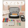 Fmeida Structured Pencil Case Pouch for Boys Back to School