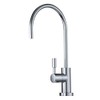 Drinking Water Filter Tap, Chrome Swan Neck Modern European Style.