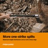 Fiskars X25 Splitting Axe, 28" Wood Splitting Axe for Medium