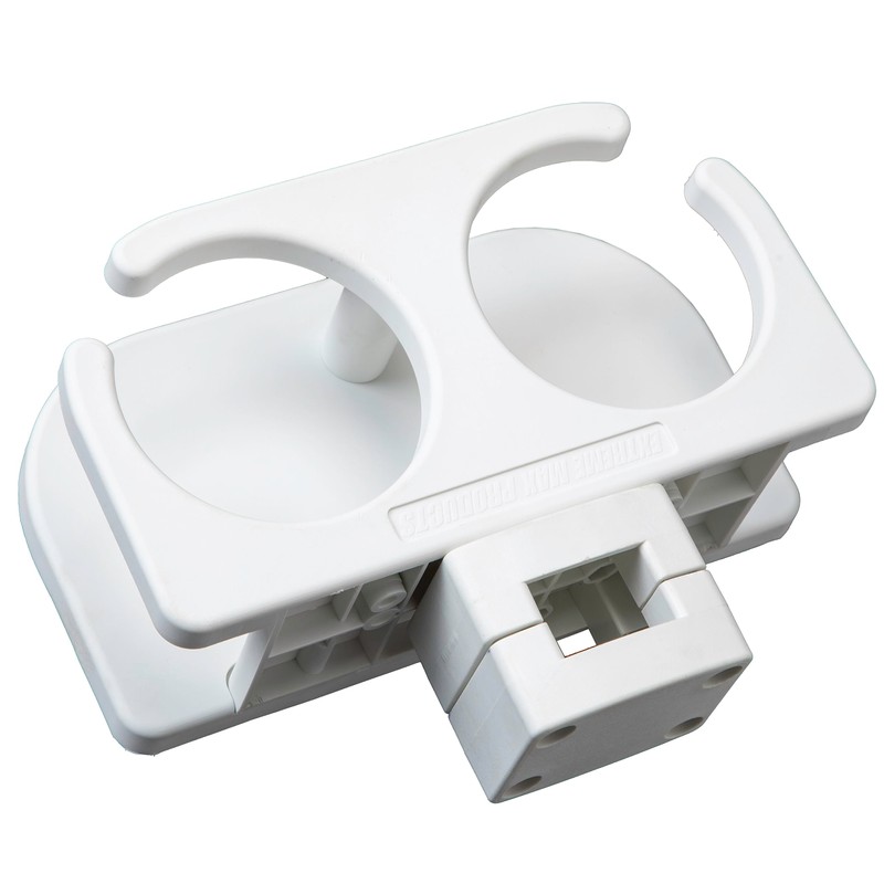 Extreme Max 3005.5692 Adjustable 2-Drink Mug Cup & Can Holder