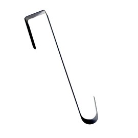 AnapoliZ Wreath Hooks Door Hanger for Bathroom Bedroom, Coats, Towels Metal Home Display Holiday Front Door Special Elegant Unique Design | Premium Sturdy Metal (1 Piece, Black)