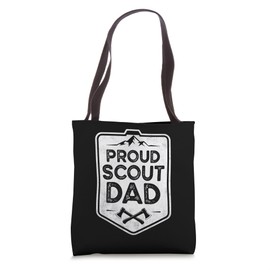 Proud Scout Dad Camping Scouting Scouts Tote Bag