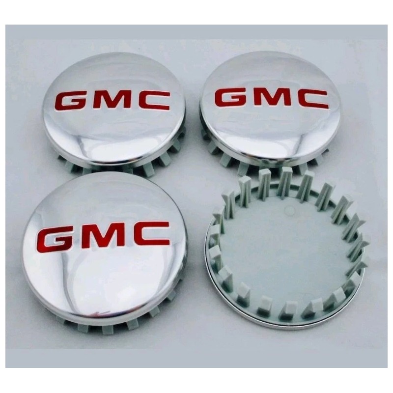 REPLACEMENT 4pcs GMC POLISHED Aluminum wheel Center Caps 22837060 83mm