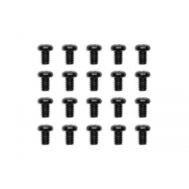 EK Water Blocks EK-Loop Phillips Head Screws Set M4 x 6 mm Black (Pack of 20)
