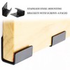 U Bracket Stainless Steel Mounting Brackets 1.6" x 1.3" Wall