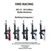 VMS RACING AR-15 M4 M16 RED 50 Cal Caliber Bullet