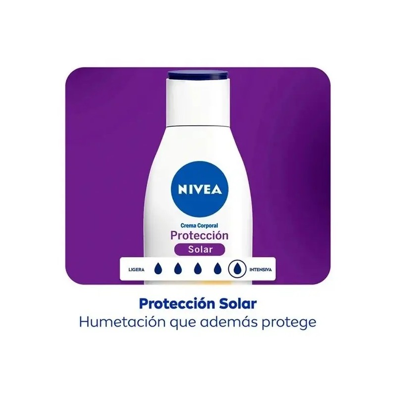 Crema Corporal Nivea Protección Solar Fps 220ml