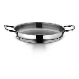 Omelette Pan Stainless Steel 18/10 Induction Omelette Pan Crepes 26 cm