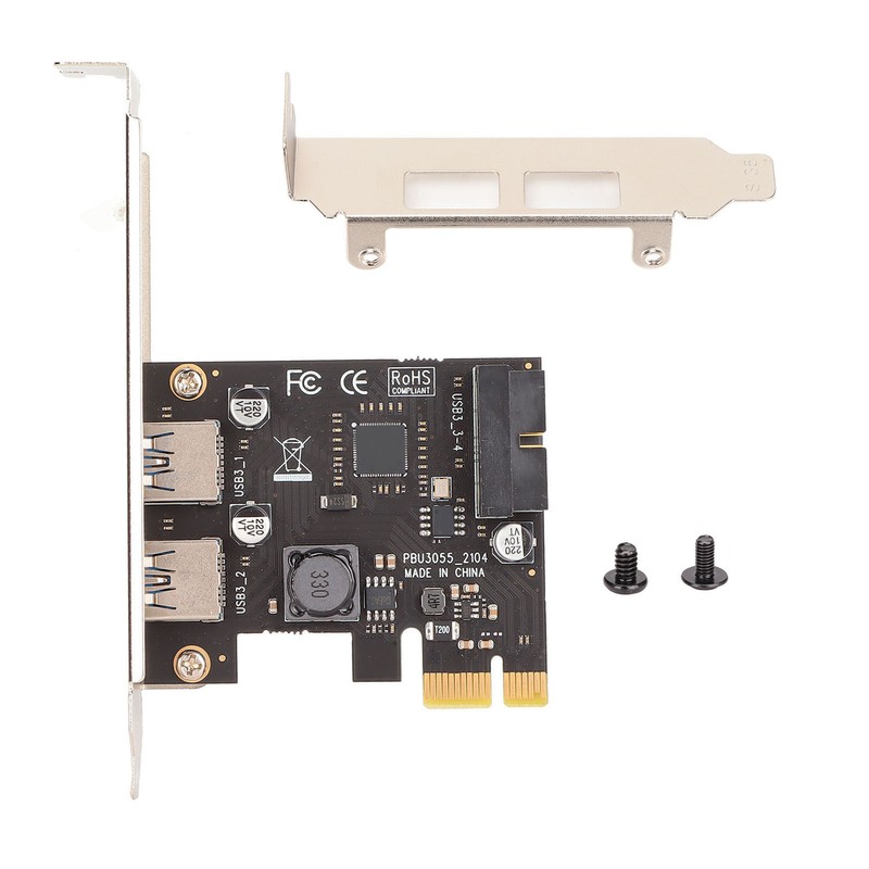 PCIE to USB 3.0 Expansion Card SUU3055N Desktop Usb3.0 19/20PIN