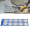 10PCS Thin Diamond Cutting Disc with Rod Round Grinding Sanding