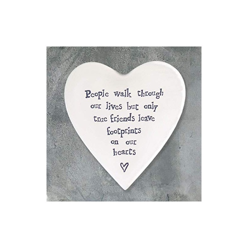 Ceramic Coaster People walk through our lives but only true