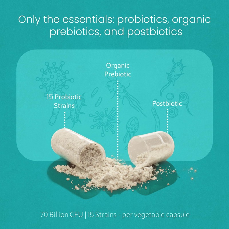 NaturaLife Labs Probiotics 70 Billion CFU – 15 Strains with