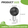 PATIKIL 1" Ball Mount Base Ball Adapter with 1/4" Threaded