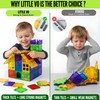 Little Vo Magnetic Tiles Set 180 PCS with 2 Cars