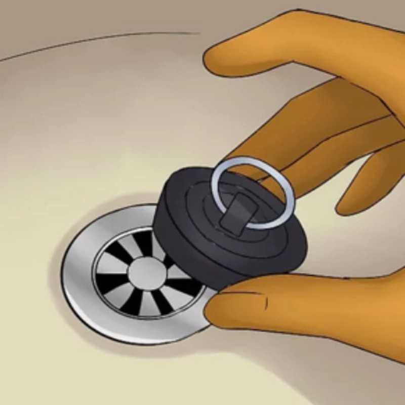 Meiyea Rubber Water Blocking Sink Plug,With Different Size Drain Plug