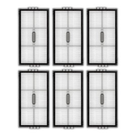 (6 Pack) Saros 10R Replacement HEPA Filters Compatible With Roborock Saros 10R Robot Vacuum Cleaner, Filters Accessories Kit, Filter Kit, HEPA Filter Accessories, Vacuum Filters