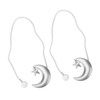 2PCS Curtain Tiebacks Magnetic Curtain Buckle Drapery Holdbacks for Home