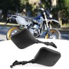 TWOM Black Dual Sport Motorcycle Side Mirrors For Suzuki DR200