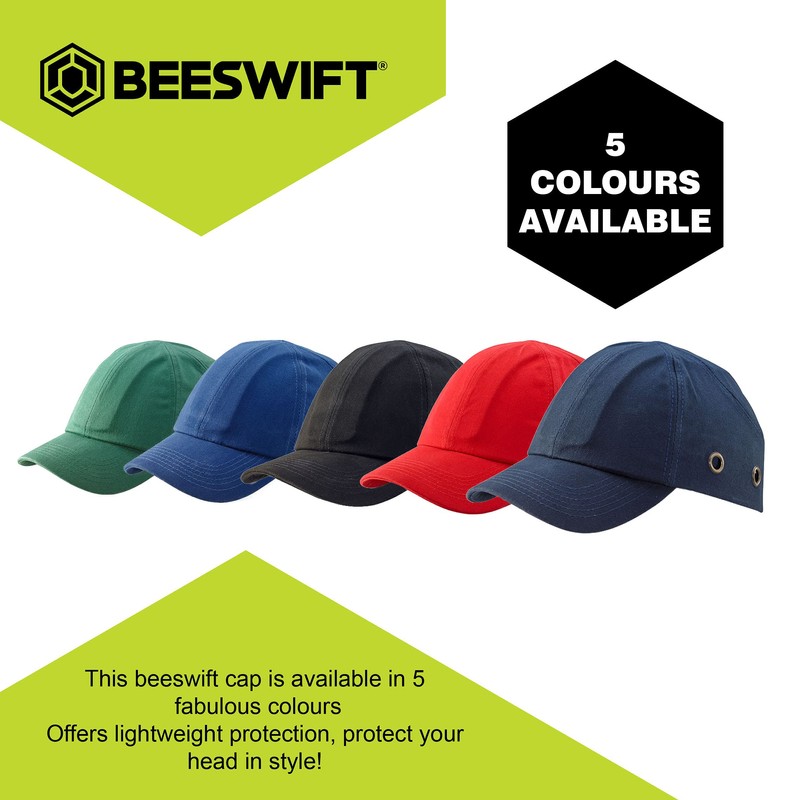 Beeswift - Safety Baseball Cap with ABS Shell for Lightweight