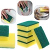 50 Pack Individually Wrapped Sponges, Kitchen Dishwashing Sponge Bulk, Non