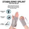 Shefave Wrist Support Brace Left Hand with 2 Metal Splints(Left