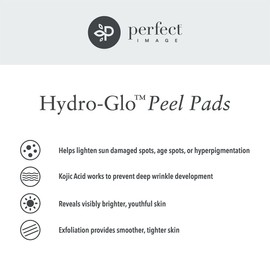 Hydro-Glo Peel Pads - Enhanced with Kojic, Mandelic, Glutathione, Licorice, Papaya, Pineapple, Bearberry Extracts (40% Strength)