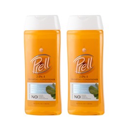 Prell Witch Hazel Color Safe Refreshes & Hydrates 2-in-1 Shampoo + Conditioner for Dry, Damaged Hair, 13.5 fl.oz (Pack of 2)