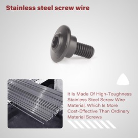 10Pcs Motorcycle Fairing Bolts Kit, M5 Stainless Steel Shell Screws, Windshield Seat Bolt for Ducati Panigale V2 V4 / 848~1299 / Streetfighter Supersport 950 (Black, M5 x 12.5mm)