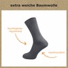 GAWILO Men's Basic Socks Made of 100% Pure Cotton (12