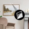 Adhesive Picture Hangers, 36 Pcs Plastic Sawtooth Adhesive Picture Hanger,