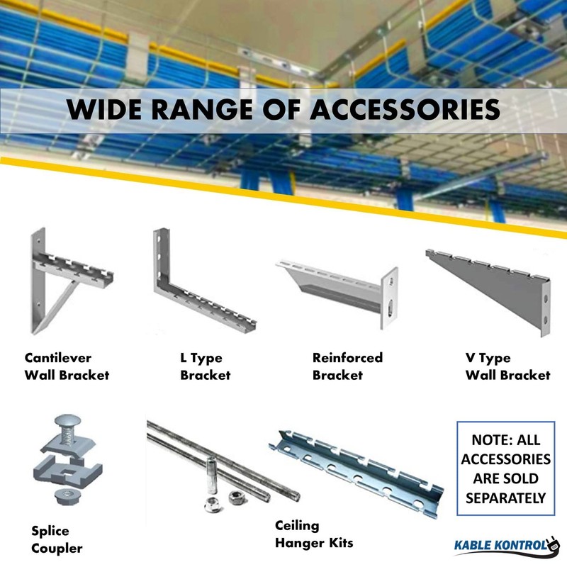 Kable Kontrol Ceiling Hanger Kits – 6” Width - Wire