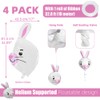 4D Cartoon Animal Farm Bunny Balloons Cute Pet Bunny Party