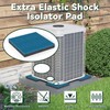 Flehomo Anti Vibration Rubber Pads, 8" x 8" x 3/4"