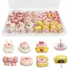 YDDXAQHB 42 Pcs Pink Pig Push Pin Cute Animal Push