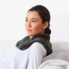 Sharper Image Heated Neck and Shoulder Wrap: Sharper Image Gray