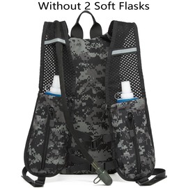 ATBP Running Hydration Vest Pack Thermal Insulation 3L TPU Water Bladder Tactical Backpack Bag for Cycling Hiking Daypack Men & Women