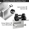 Tindbea Mega Size Toilet Paper Holder with Shelf + Towel