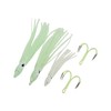 Squid Skirts Fishing Lures Glow Night Quadruple Fishing Hooks Luminous