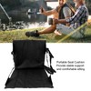 Foldable Seat Cushion Backrest Beach Chair Mat Single Person Portable