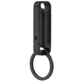 KeyUnity KM11 Titanium Carabiner, Keyring Included, S-Shaped Carabiner, Belt Loop, Small, Double Head, Stylish, Keychain, Luxurious, Popular, Lightweight, Rustproof, Bicycle/Car Keys, Smart Key, Lost