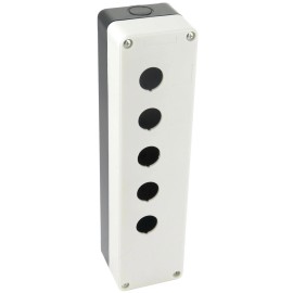 Yuco 22mm Push Button Control Switch Station Box 1-Hole 2-Hole 3-Hole 4-Hole 5-Hole - 5-Hole, YC-ENC-5
