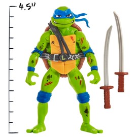 TMNT MM Movie Mutant Leonardo Vs. Super Fly Toy Figure (2 Pack)