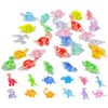 HETRUUOP 160Pcs Mini Dinosaur Figurines 12 Styles Tiny Resin Animals