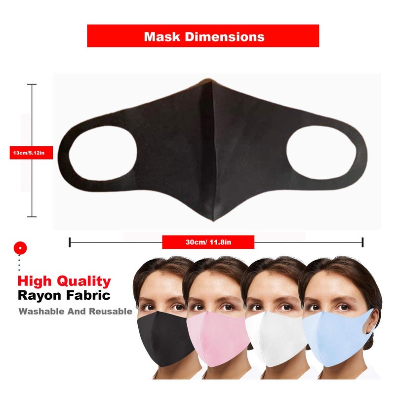 Generise Reusable Face Mask Stylish Face Mask x3 - Polyurethane