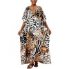 IMAGEKOPE Kaftan Dresses for Women Plus Size Bathing Suit Cover