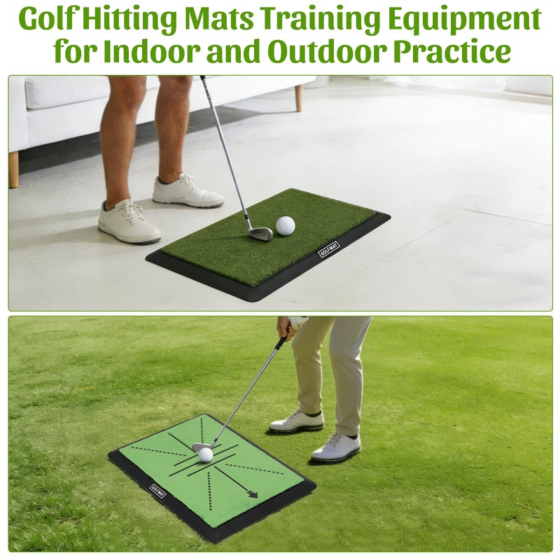 Golf Practice Mat, Flantor Golf Hitting Mat - Training &