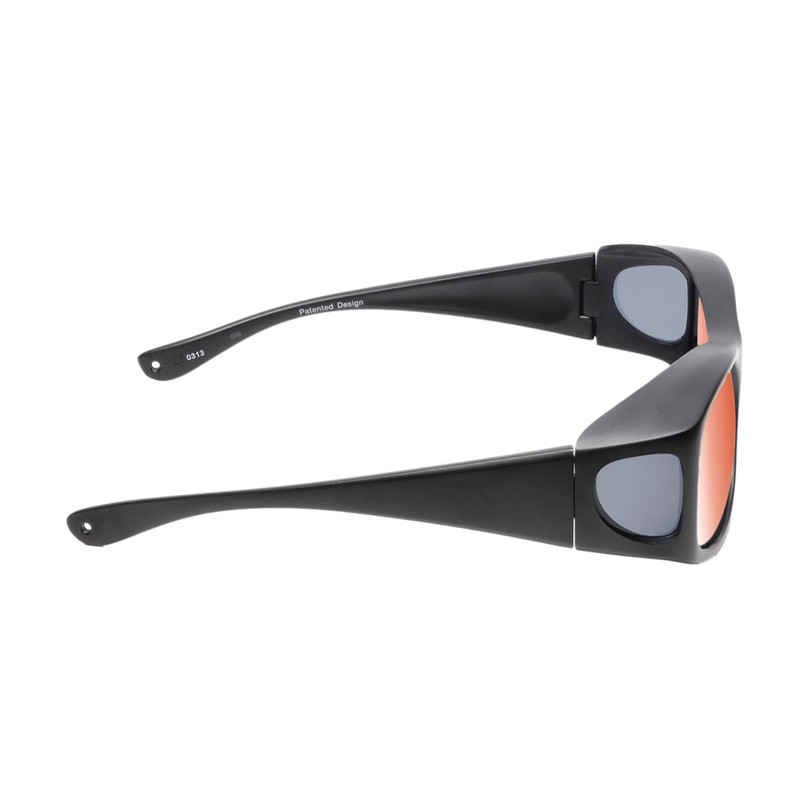 Medspex Fl011 Color Therapy Reading Glasses +1.25 Black/Tan Yellow Photophobia