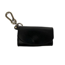 Deep Zone Genuine Cowhide Leather Tochigi Leather Smart Key Holder Key Case Men's Key Case Made in Japan Birthday Gift, Black