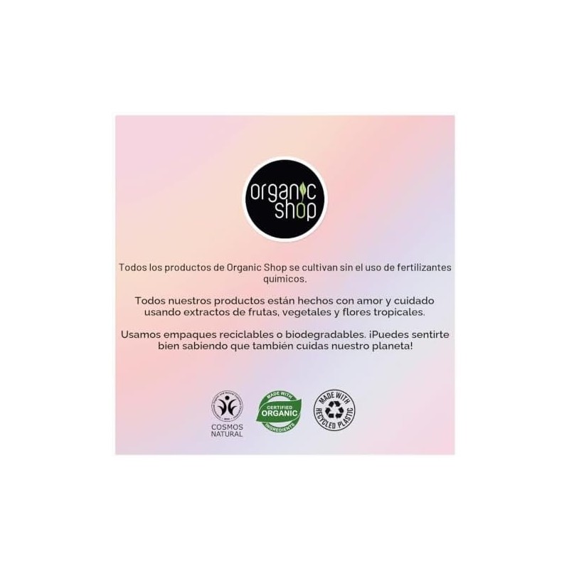 ORGANIC SHOP EXFOLIANTE CORPORAL HIDRATANTE DE COCO Y AZUCAR 250ML