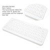 2.4G Wireless Keyboard Mouse Combo 78 Key Retro Round Keycap